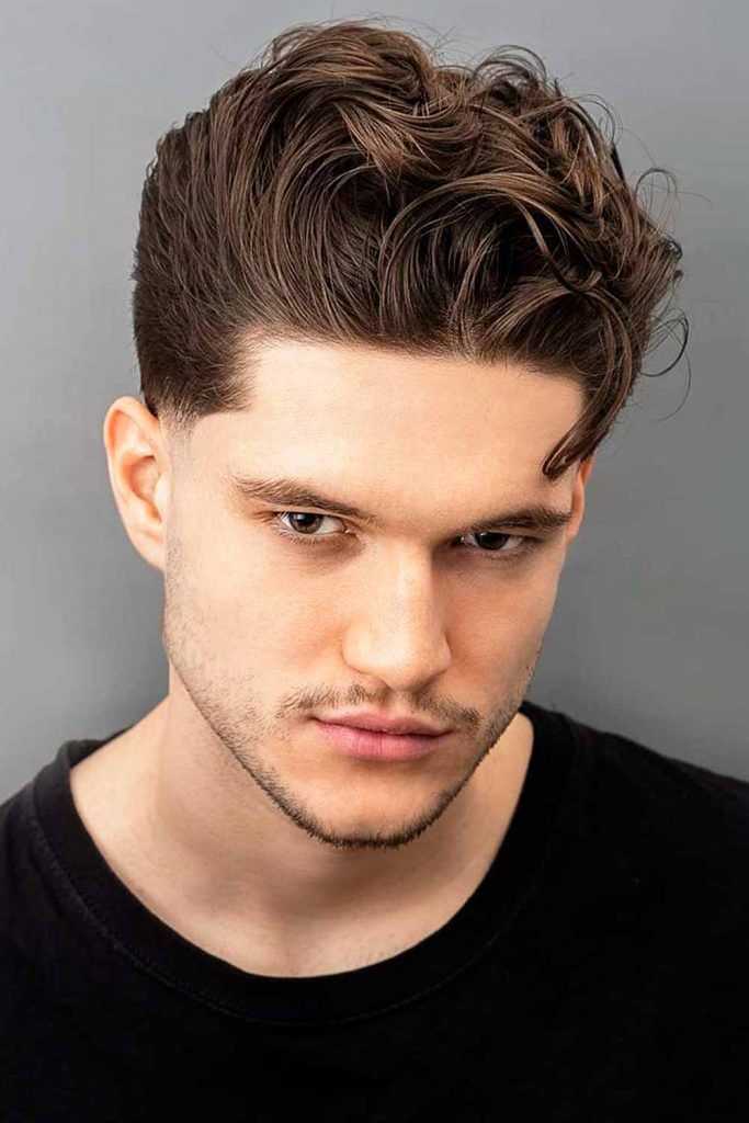 Pomp For Wavy Hair #pompadour #pomp #pompadourfade