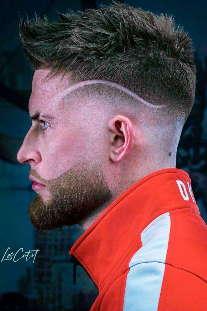 Top 30 Best and Most Creative Haircut Line Design of 2021   Haircut  designs for men Creative haircuts Mens haircuts short