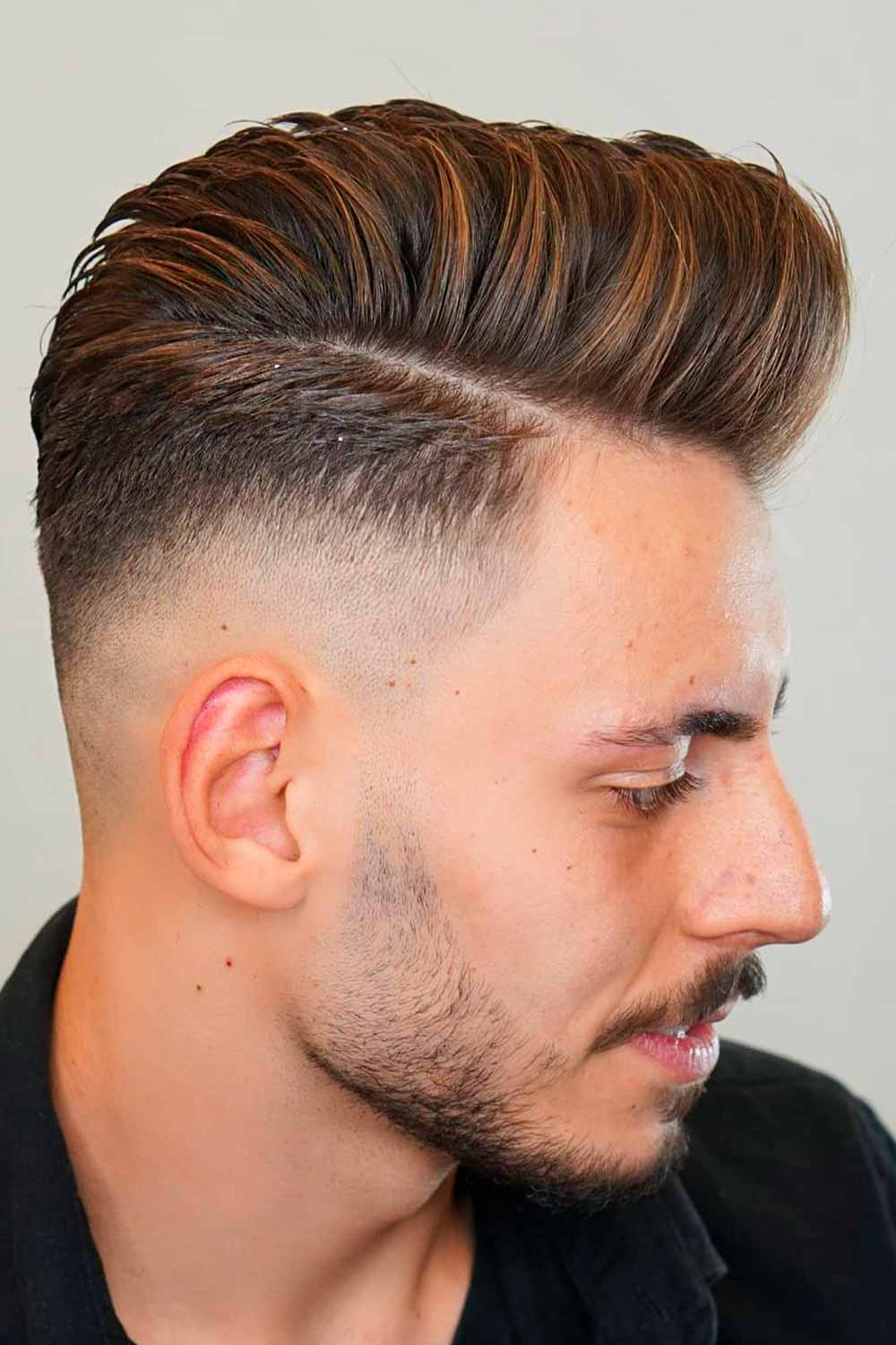 Side Part + Pompadour #sidepart #sideparthaircut #sideparting #sidepartmen