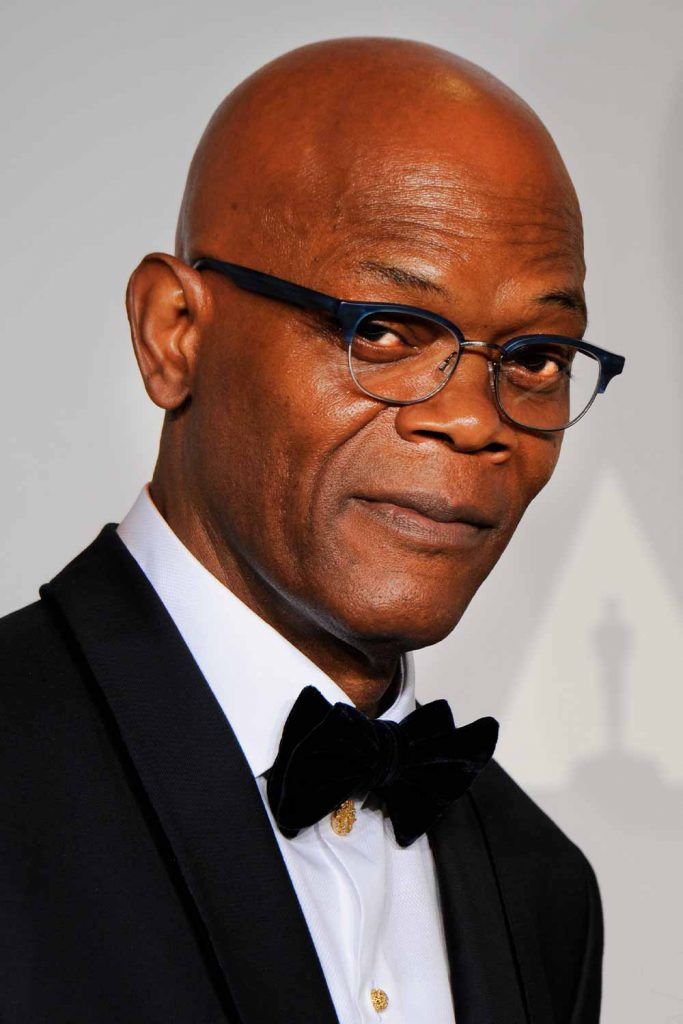 Samuel L. Jackson #balmen #menwithbaldhead #baldhead