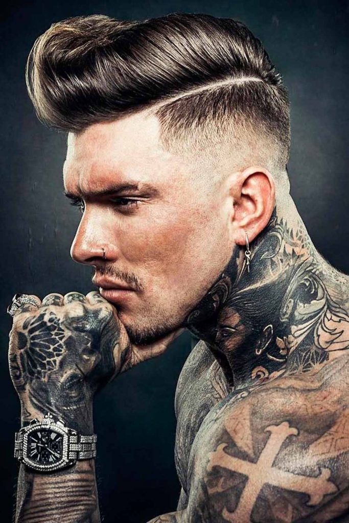 Pomp Quiff #combover #comboverfade #fade