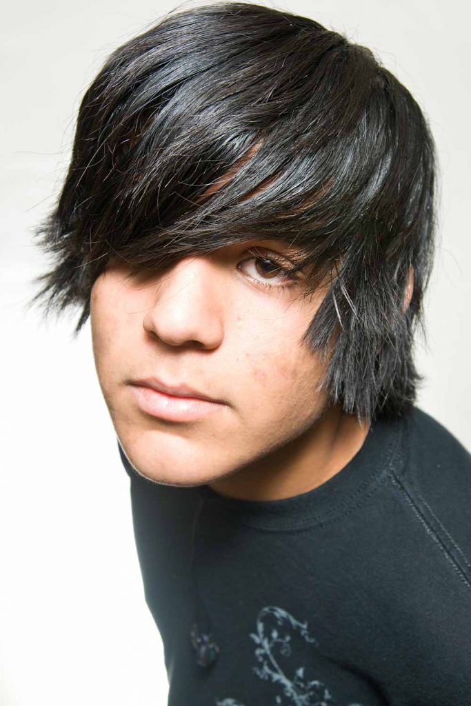 Emo Boy Black Hair #emo #emohair #emohairmen