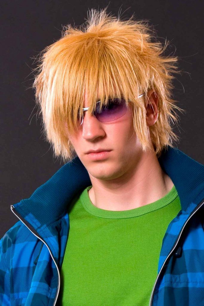 Blonde Emo Boy Hair #emo #emohair #emohairmen