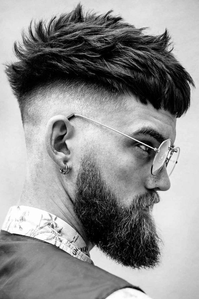 Bald Fade With Beard #midfade #mediumfade #fade #fadehaircut