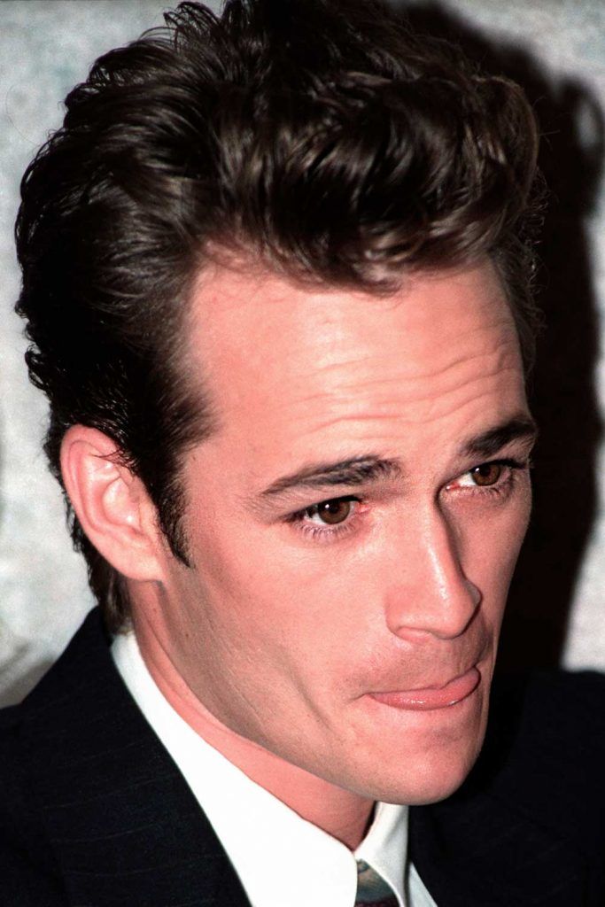 90s hairstyles men heartthrob luke perry