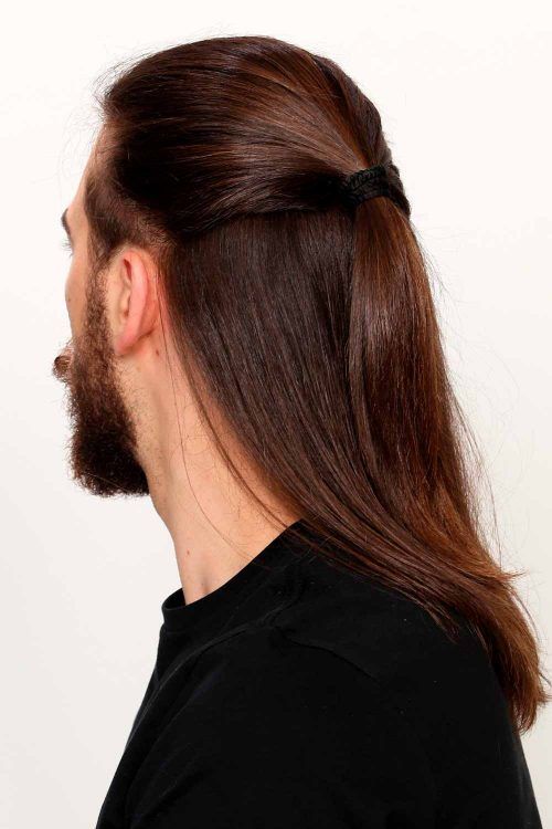 Man Ponytail And Full Gallery Of The Most Picturesque Styles