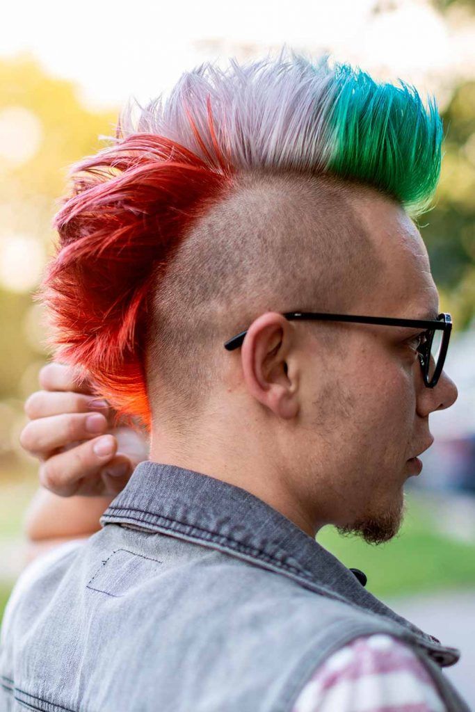 Latest pic 😍 Mohawk hairstyles men, Men hair color, Kids hair cuts