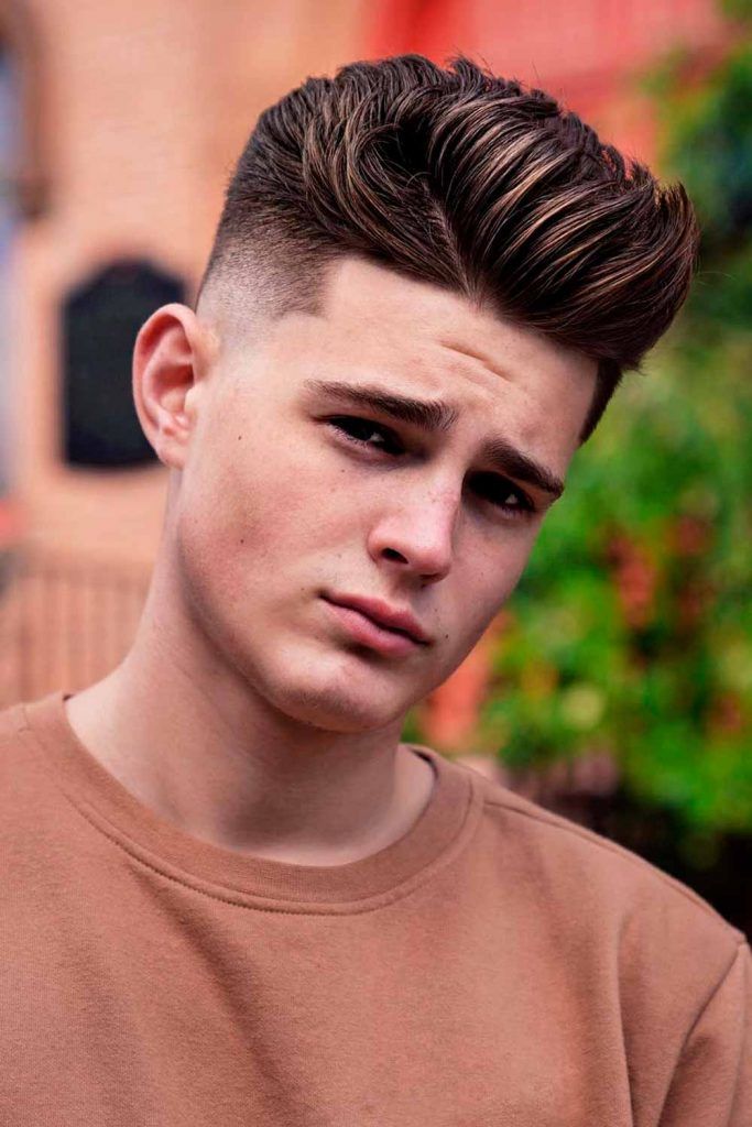 mens undercut side part fade