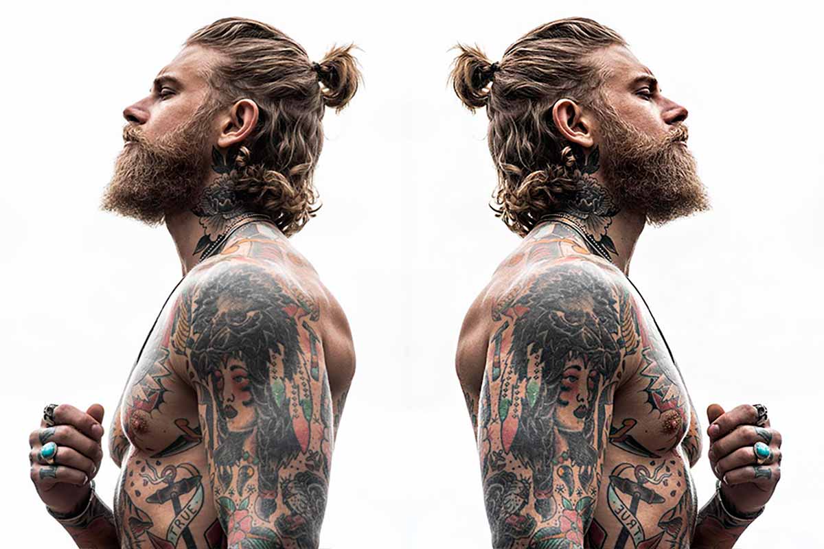 Mens Stylish Hairstyles  Ponytails hairstyle for mens 2019  uniquelonghairstyle longhairmen longhaircut ponytail haircut hairstyle  If you like this post do share with your friends  Facebook