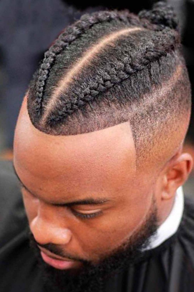 Cornrows Black Men Hairstyles #blackmenhaircuts #blackmenhairstyles #haircutsforblackmen #afrohaircuts #afrohairstyles