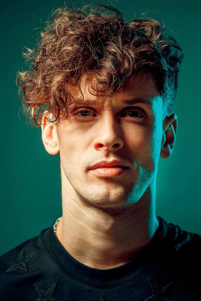 Short Side-Parted Texture #curlyhairmen #curlymen #howtogetcurlyhair #curlyhairstyles