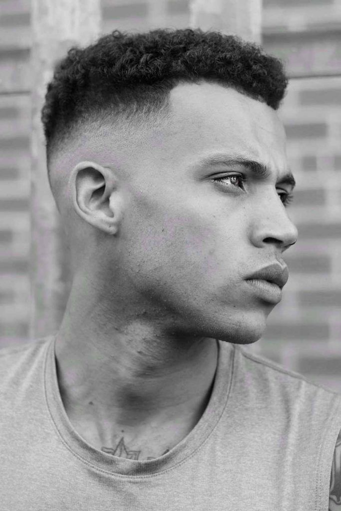 Military Haircut Bald Fade Short Afro Curly 683x1024 