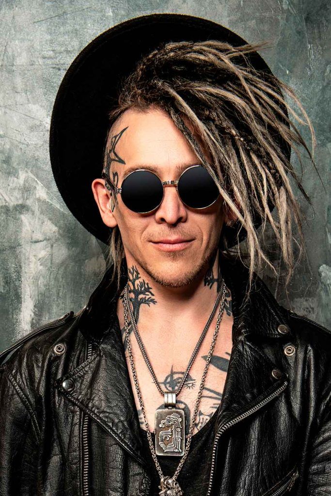 Punk Dreadlocks #punk #punkhairstyles #punkhair 