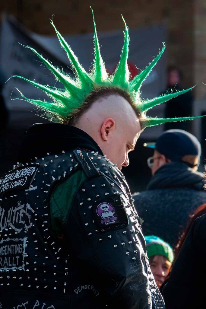 punks hair