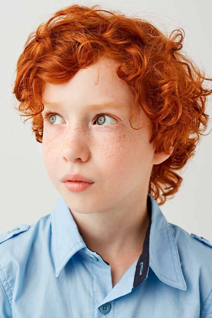 Discover More Than 144 Red Hair Boy Best Camera Edu Vn   Red Hair Men Medium Curly Bob Boys 683x1024 