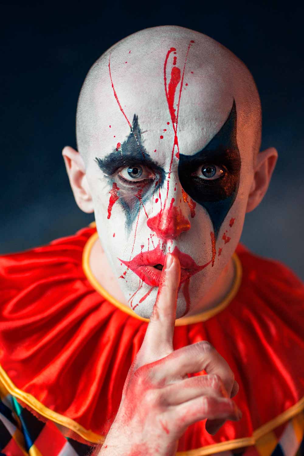 Clown Face Paint #halloweenmakeup #halloweenmakeupmen #halloweefacepaint #mensfacepaint