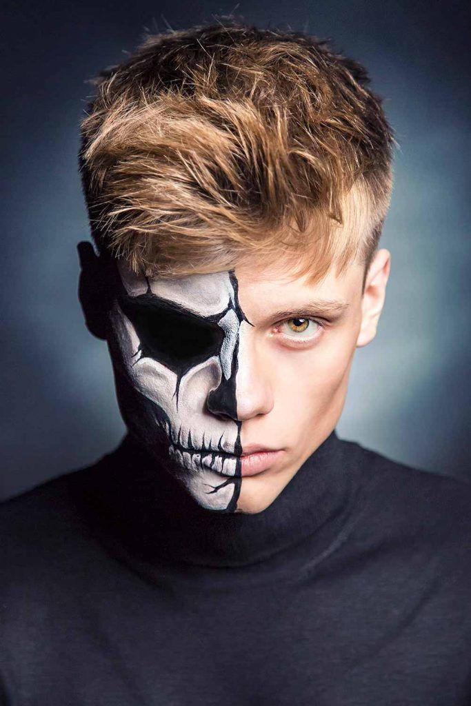 demon makeup for men