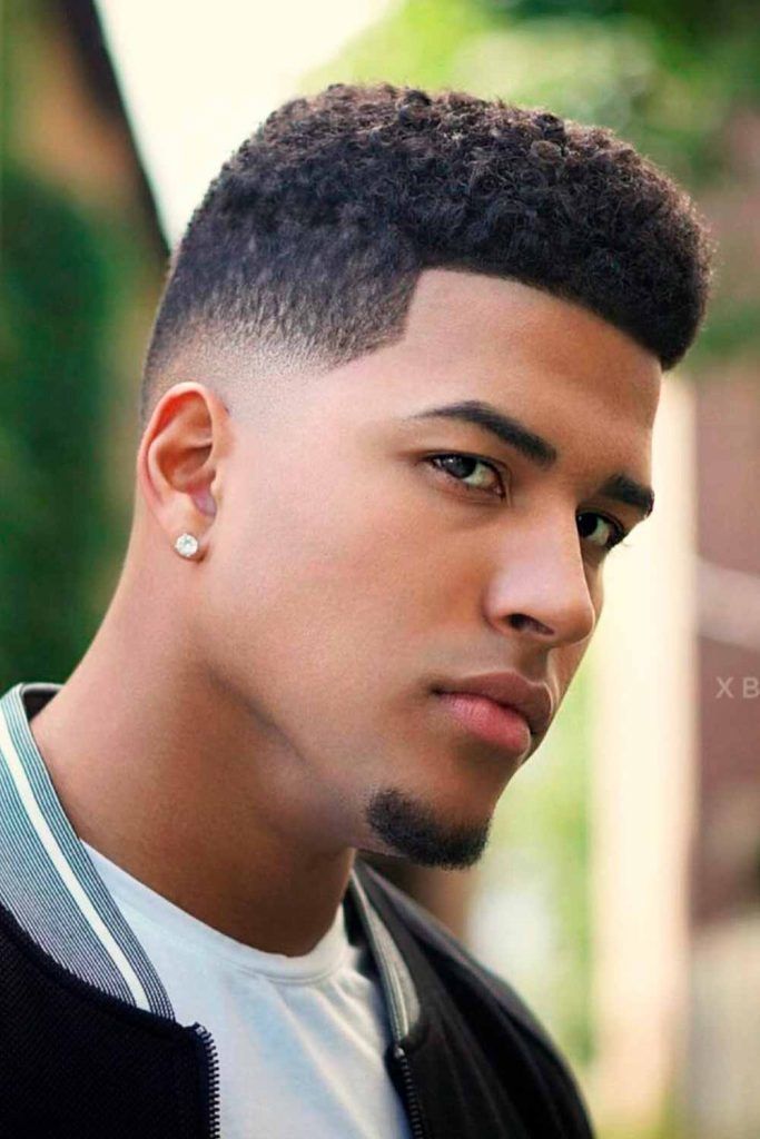 Curly Black Men Edge Haircut #lineuphaircut #lineup #fade