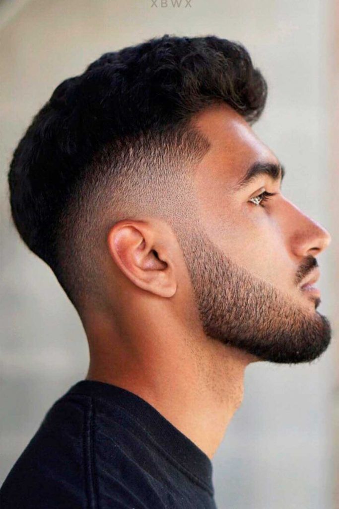 Brushed Back Curly Line Up Haircut #lineuphaircut #lineup #fade