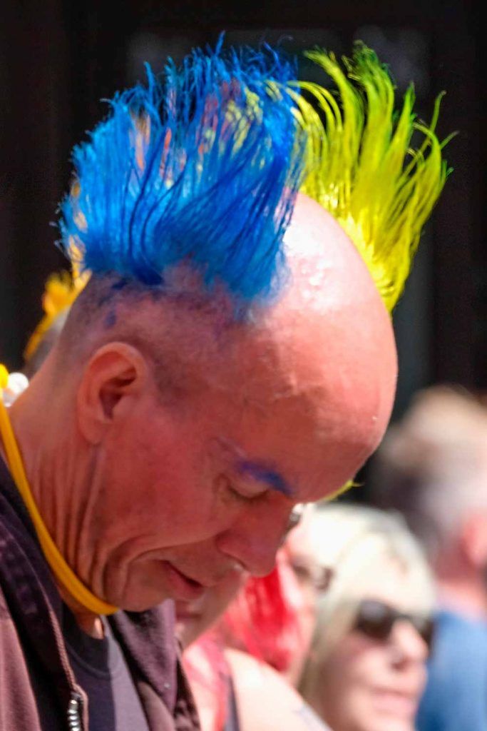 Punk Reverse Mohawk #punk #punks #punkhairstyles #reversemohawk