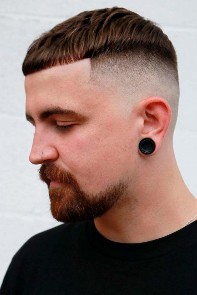 High Fade Blunt Bang #straighthairmen #menwithstraighthair #straighthair