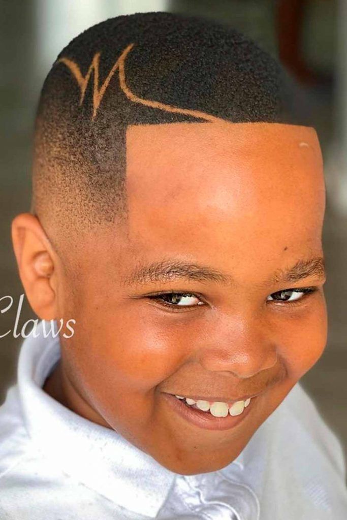 black boys haircuts short buzz line up design