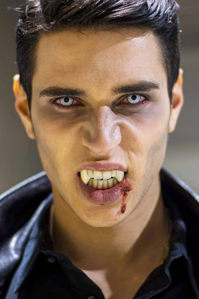 diy vampire costume makeup