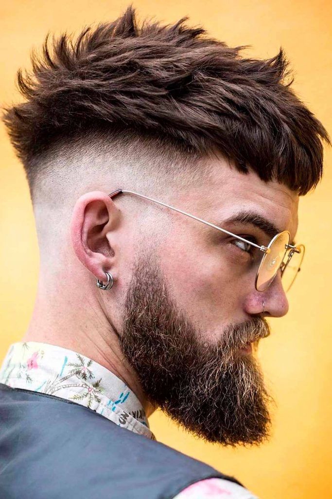Perfect Mid Fade Haircut And Beard #hipster #hipsterhaircut