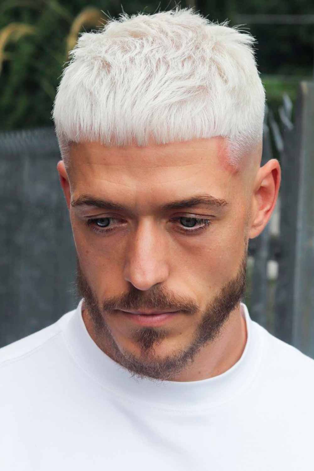 To How To Bleach Hair For Men The Most Insightful Guide   How To Bleach Hair Short Cropped Platinum Fade 