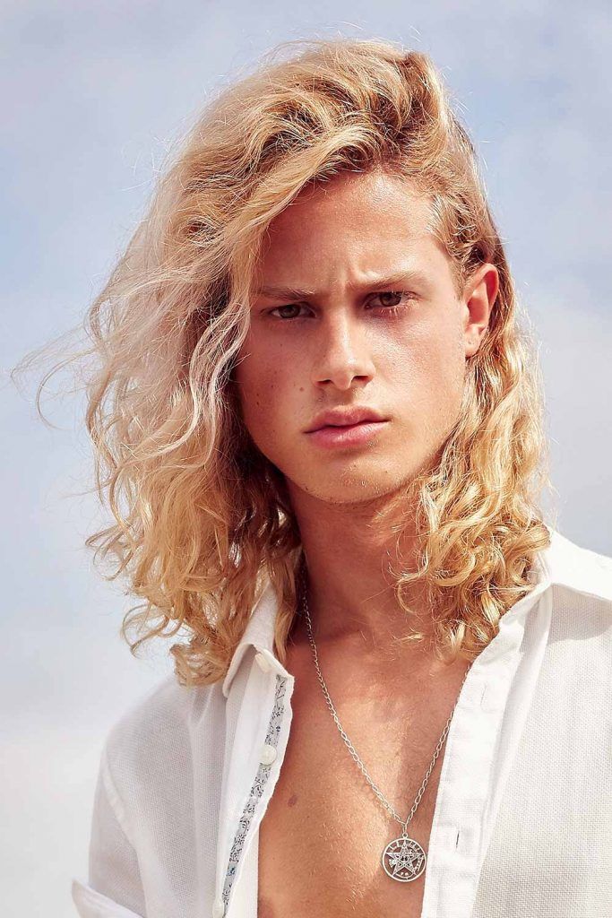 Curly Medium Style #surferhair #beachhair