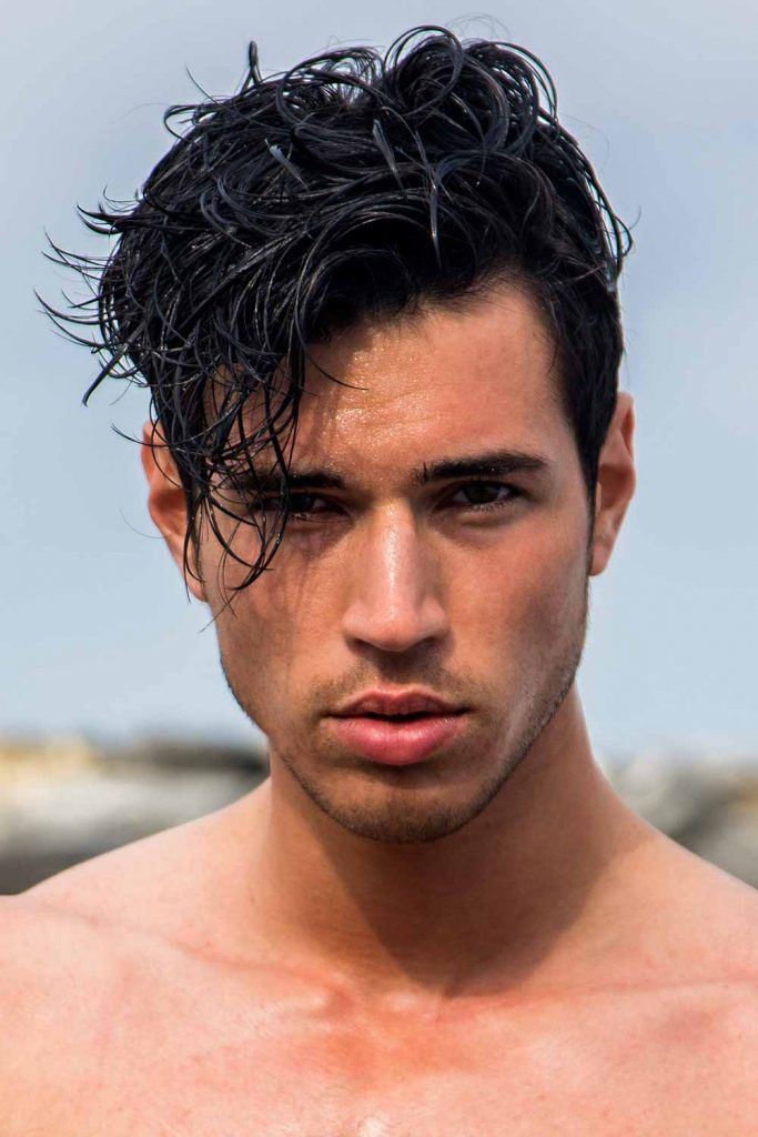 Short Sides Long Top Surfer Hair Men #surferhair #beachhair