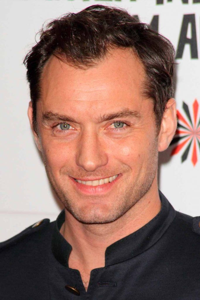 Jude Law's Messy Haircut #hairstylesforthinhair #thinhairmen #thinhair 