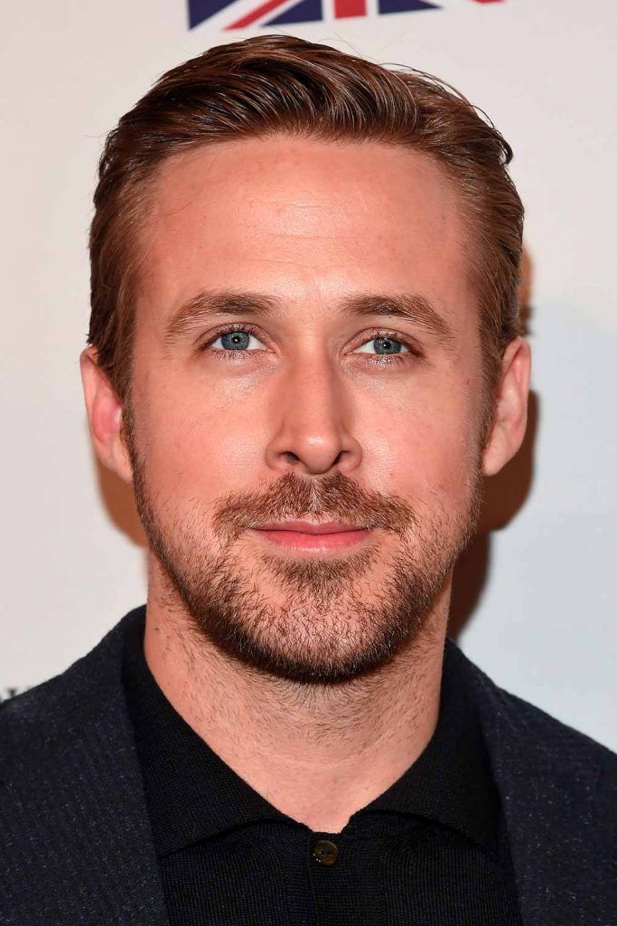 Ryan Gosling's Side Part #hairstylesforthinhair #thinhairmen #thinhair 