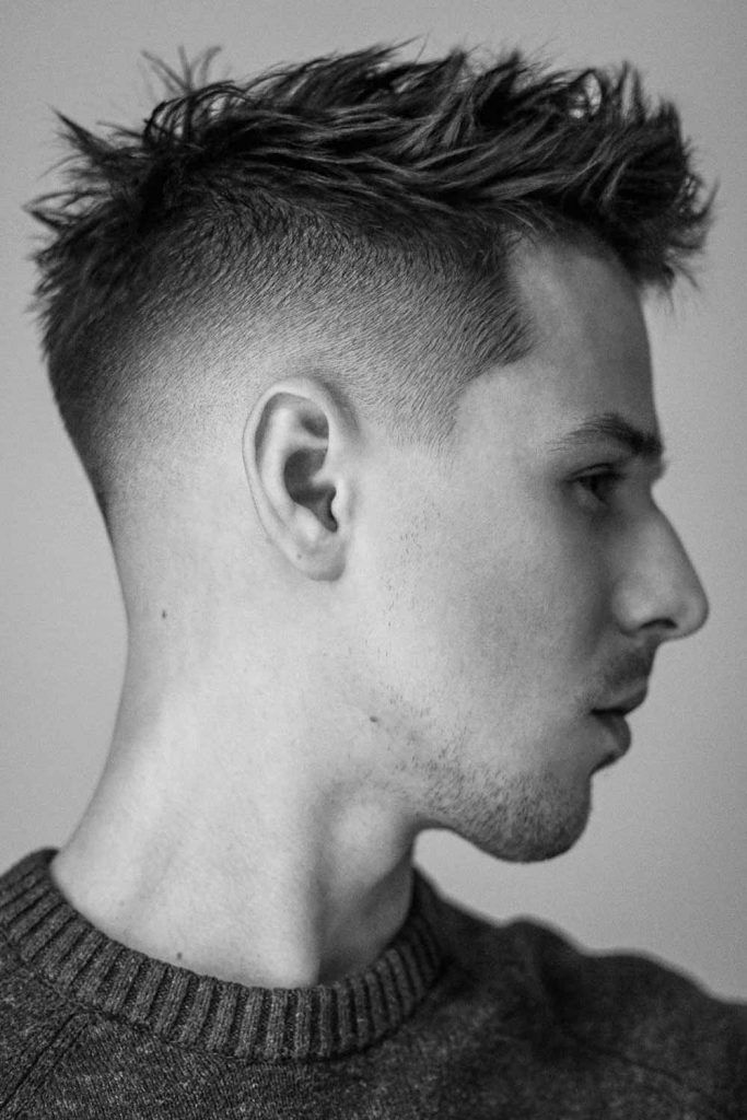 Tapered Fade Haircut With Long Layers #layeredhair #layeredhaircuts #layeredhaircutsformen