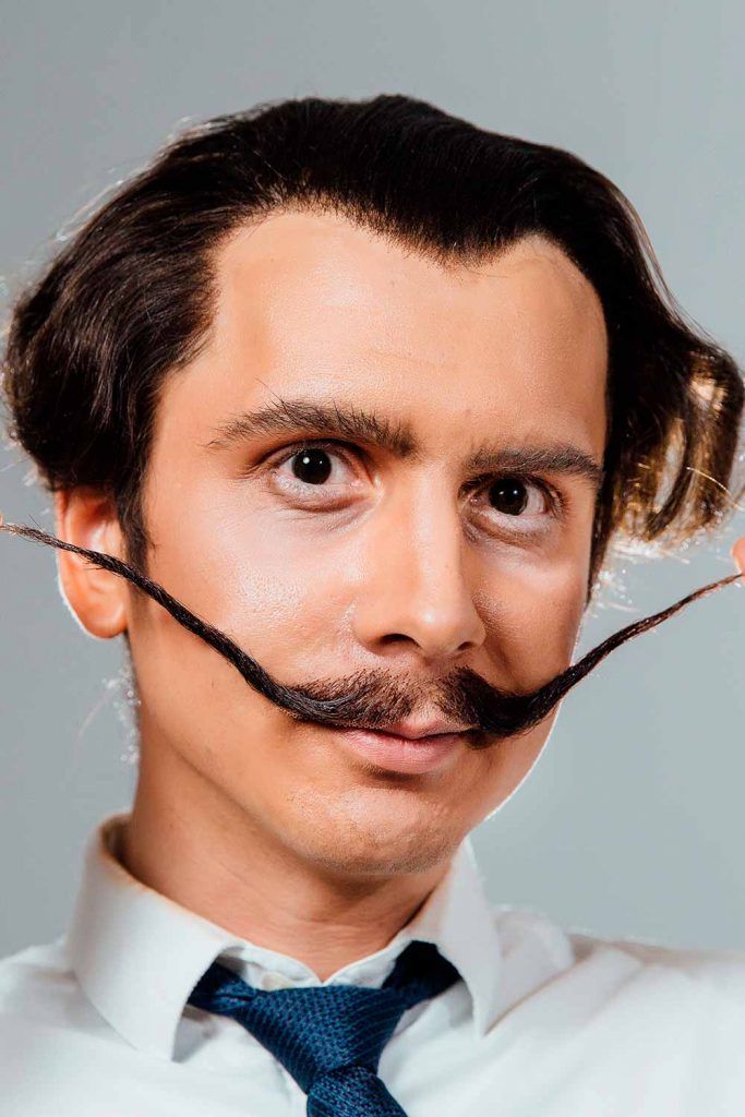 Dali Mustache #mustache #moustache #mustachestyles #mustaches