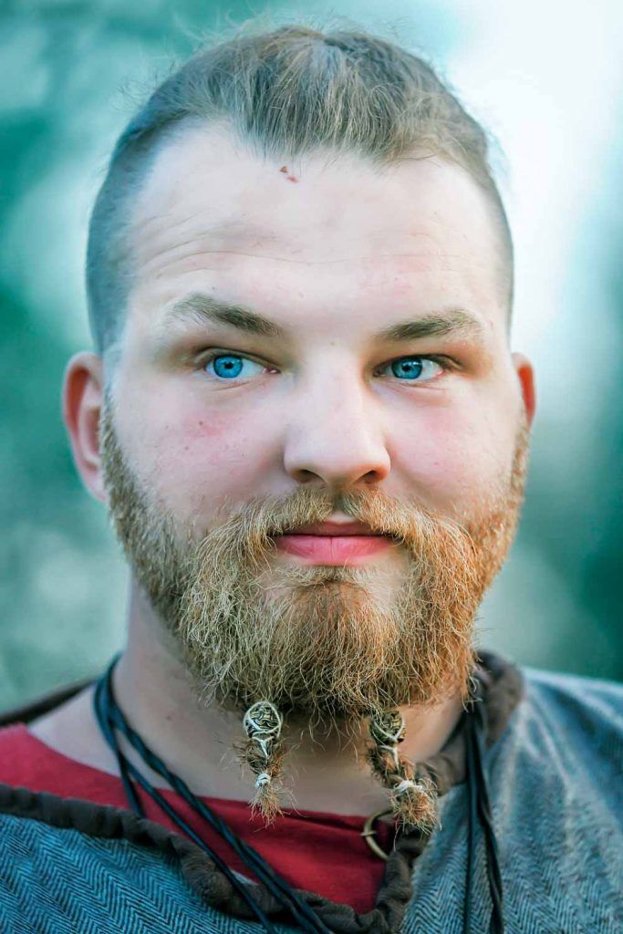 Viking Beads #braidedbeard #vikingbeard #viking #vikingbeardstyles #vikingbeards