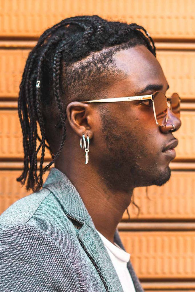 The Black Hair - Box Braids Masculino Undercut.