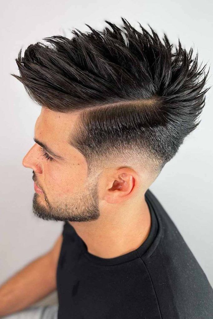 Faux Hawk Unprofessional Hairstyles Men #unprofessionalhair #hairstylesnotforawork