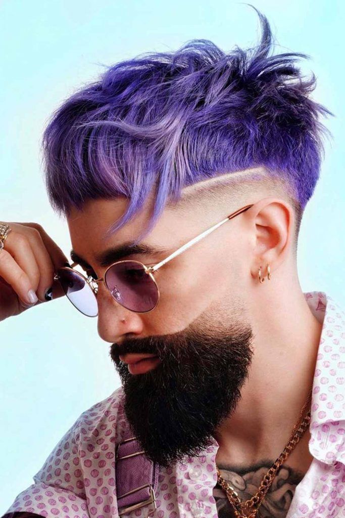 Colorful Hair Unprofessional Hairstyles Men #unprofessionalhair #hairstylesnotforawork