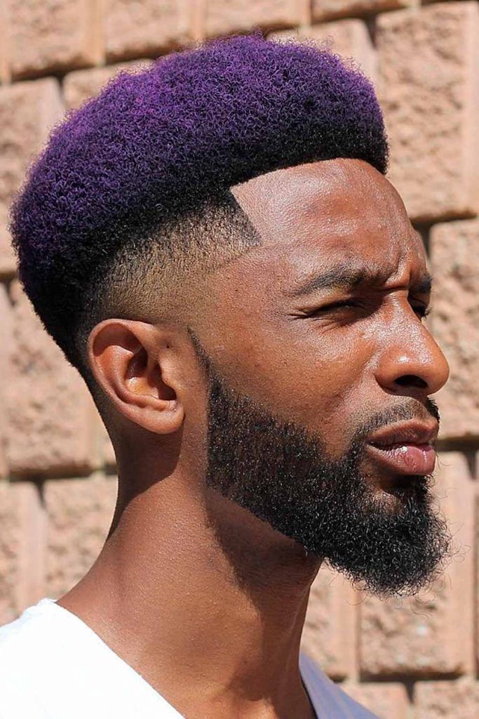 Purple High Top #hightopfade #hitopfade