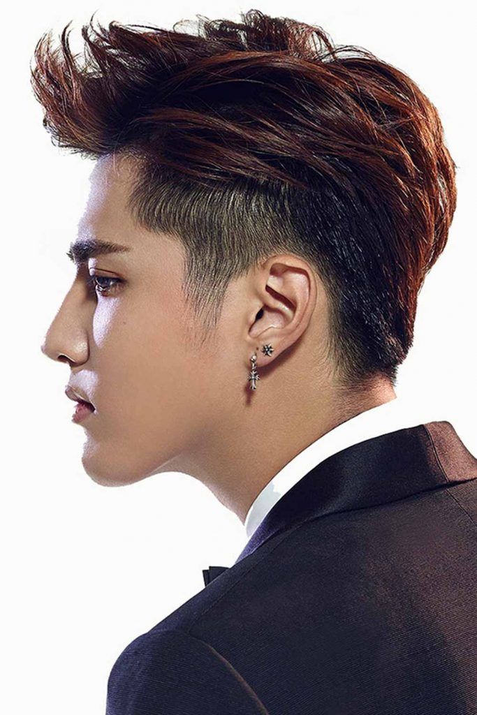 Tousled Two-Block Haircut + Undercut #koreanhaircut #koreanmenhaircut #koreanhairstyles #koreanhairmen