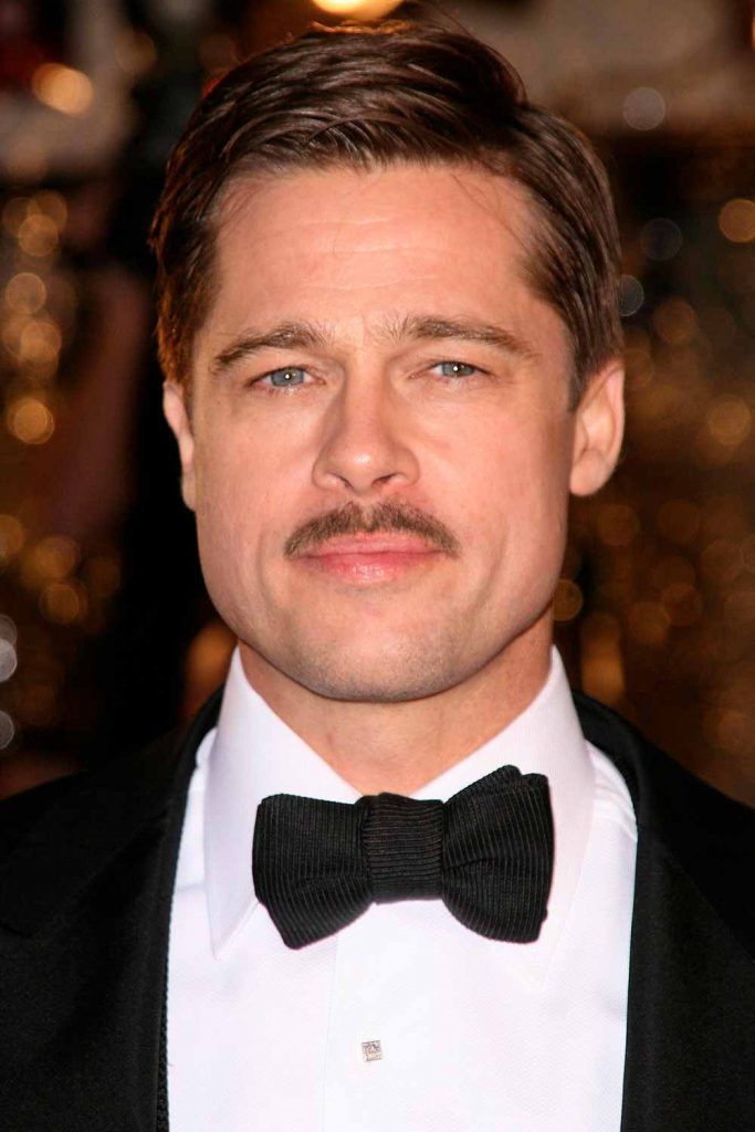 Brad Pitt Mustache #pencilmustache #thinmustache #mustache #moustache