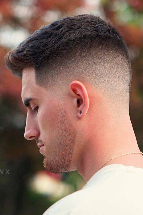 Fade Haircut Types Shadow Short Brushed Up 500x750 