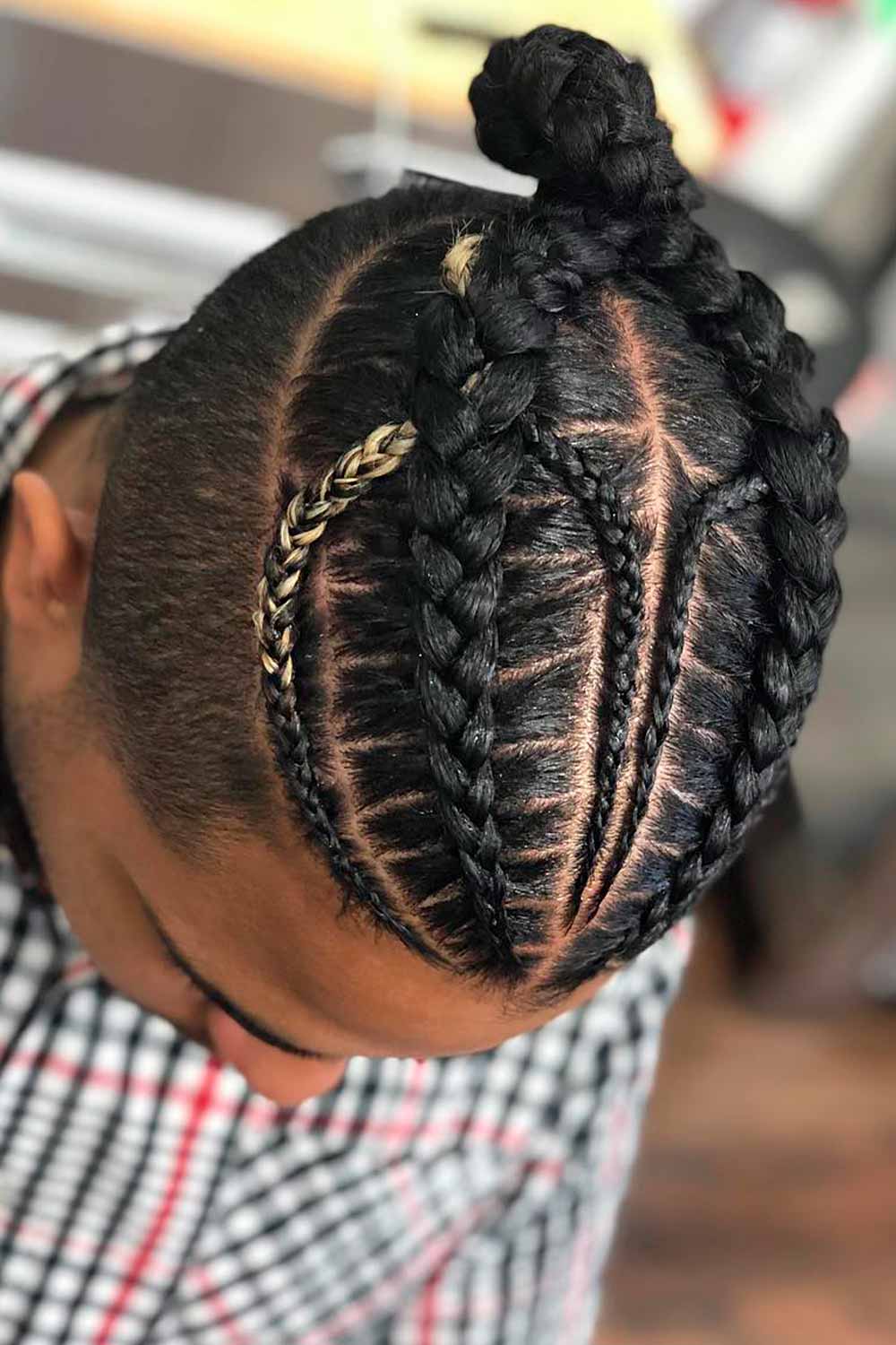 Man Bun Braids With The Best Photo Collection For 2022 - Mens Haircuts