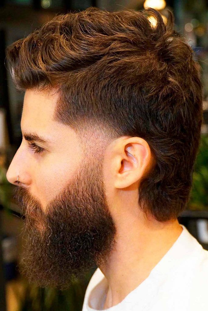 Taper Short Mullet Fade #mullet #mullethaircut # mensmullet #mulletmen