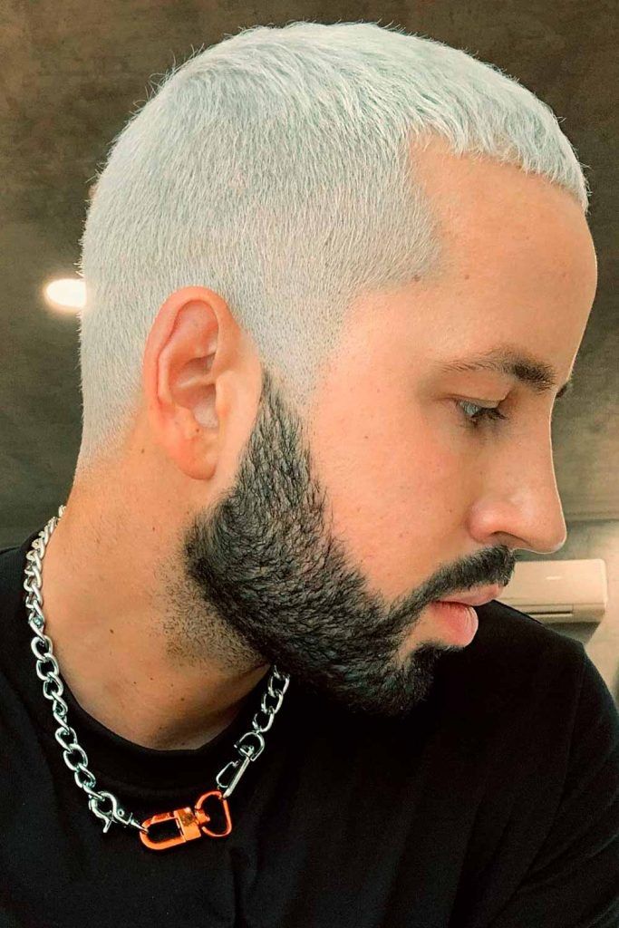 white hair for men