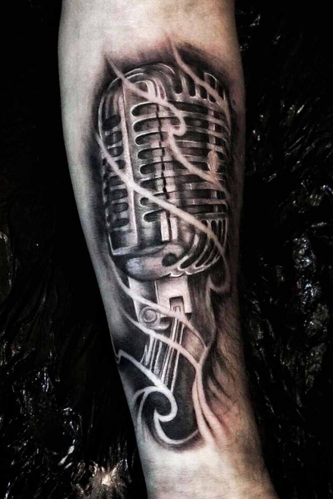 tribal musical tattoos