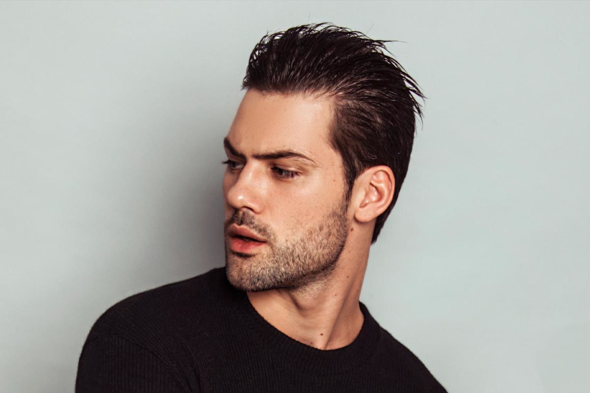 How To Style Men's Hair Into A Slick Back Textured Look – Rosser Hair