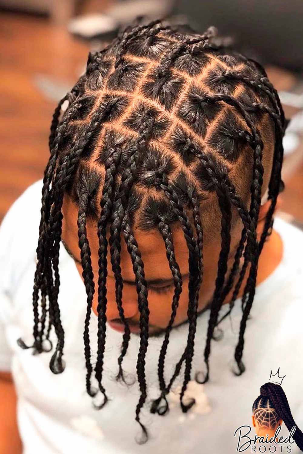 Long Thin Box Braids #braidsformen #manbraid #mensbraids