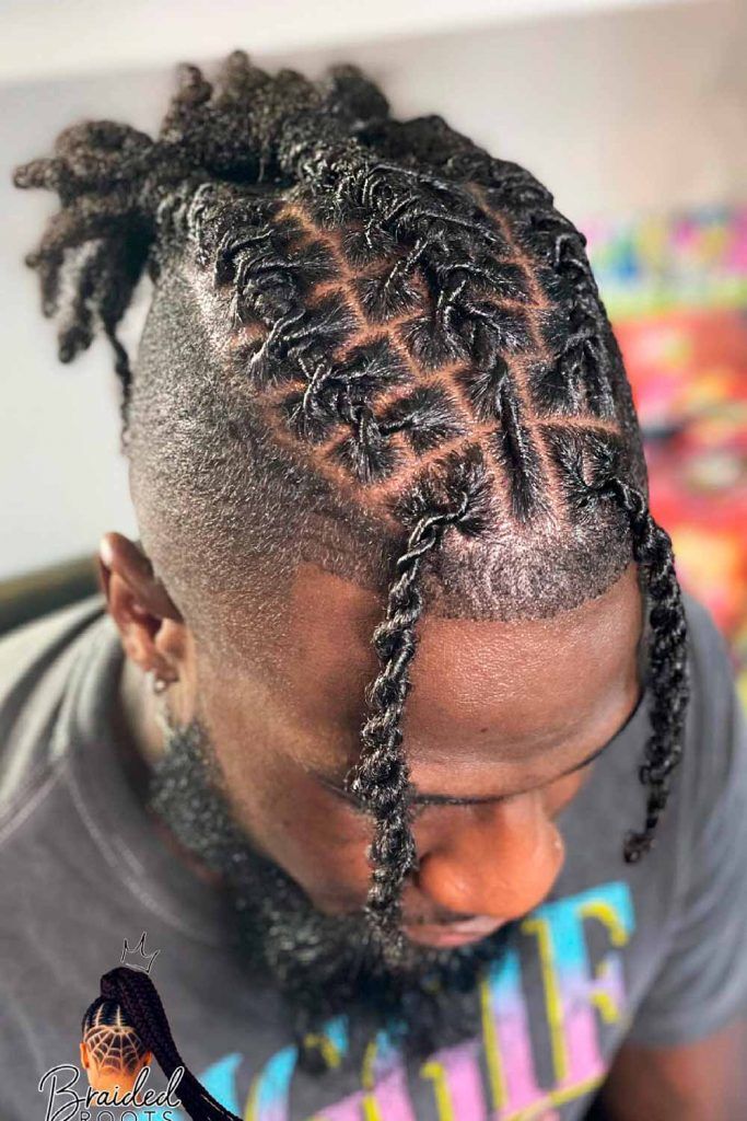 Braided Dreads #braidsformen #manbraid #mensbraids